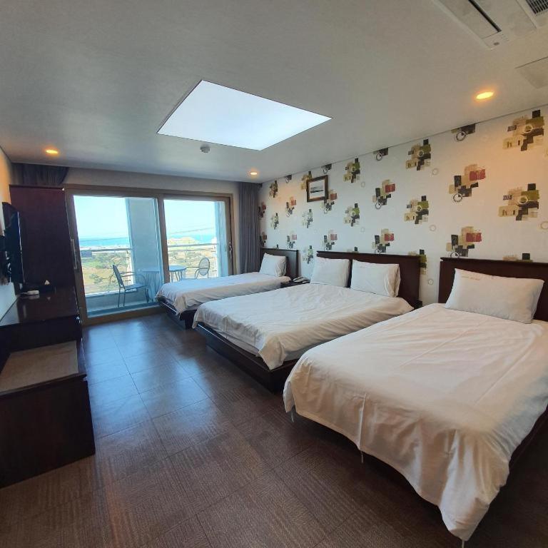 Sea View Hotel Чеджудо Экстерьер фото